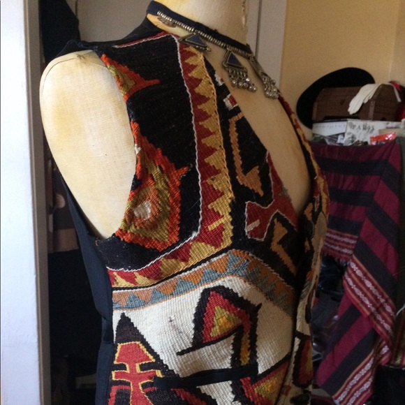 Kilim Rug Vest - Picture 2 of 5